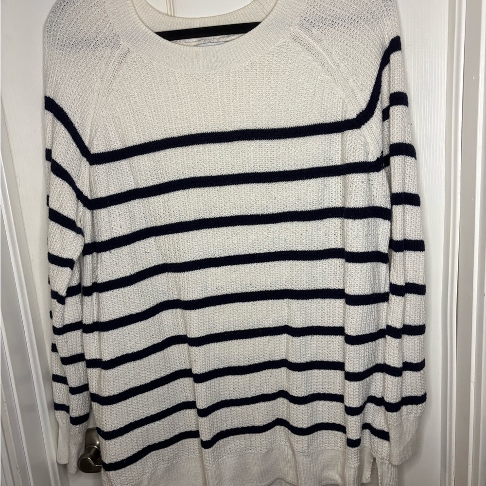 Old Navy Cream Ribbed Sweater